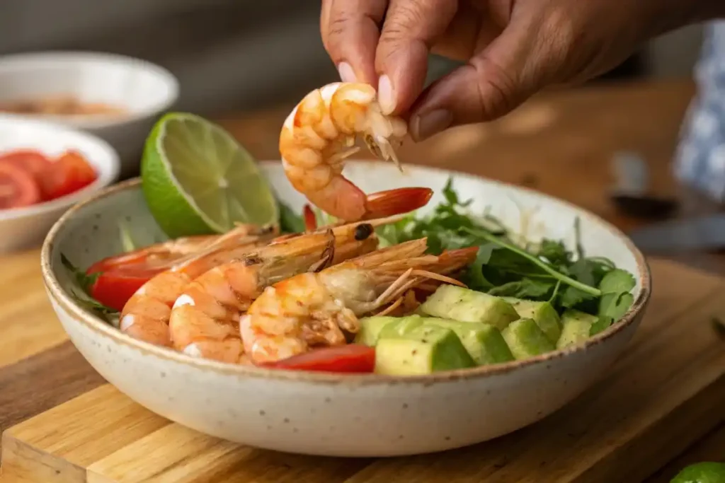 Are tiger shrimp good to eat? - Fresh ingredients for a tiger shrimp dish.