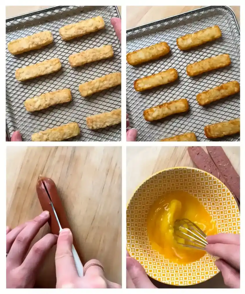 Easy Sausage Egg & Cheese Burritos Prep 1
